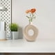 thumbnail image 3 of Fiudx Jarrón de Cerámica, Elegante Diseño de Dona para Decoración Del Hogar, Centro de Mesa Moderno de Porcelana, Toque Decorativo Versátil, Ideal para Sala de Estar, Dormitorio y Oficina, Elegante y, 3 of 5