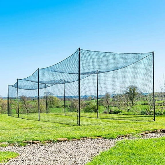 FORTRESS Ultimate Baseball Batting Cage - Range of Lengths [20ft, 35ft, 55ft, 70ft] | Complete Batting Cage with Frame - Unleash The Power of Your Swing