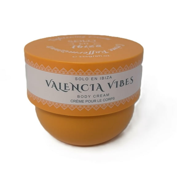 Solo en Ibiza Valencia Vibes Hydrating Body Cream Multiple Fragrance Notes 8 oz