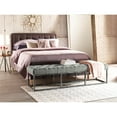 thumbnail image 3 of Serta at Home Danes Tufted Bedroom Bench in Pearl Gray, 3 of 9