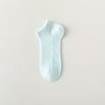 thumbnail image 4 of CheerKidz Women's Mesh Low-Cut Ankle Socks Breathable Thin Short Socks Soft Pastel Colors Casual Daily Wear Gentle Warm-Weather Socks Multi Color Assortment (Light Blue, Free Size)., 4 of 5