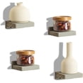 thumbnail image 2 of point Small Floating Shelves for Wall Set of 2 Natural Wood 8×4Inch Wall Shelf Mini Corner Shelf Decor Plant Display Mounted Kitchen Bathroom Bedroom Decorative Storage Tiny Stand, 2 of 6