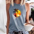 thumbnail image 2 of Birdeem Débardeur pour Femmes Mode Imprimé Col Rond Ample Sans Manches T-Shirt Chandail, 2 of 12