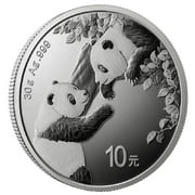 The Chinese Mint 2023 10 Yuan Silver Chinese Panda .999 30g Brilliant Uncirculated Coin