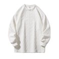 thumbnail image 2 of Men's Spring And Autumn Cardigan Solid Color Loose Sweater Knitwear, 2 of 6
