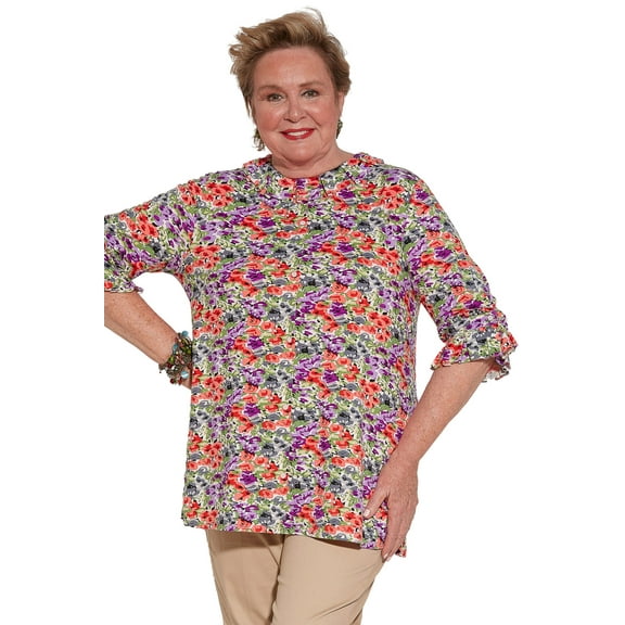 Ovidis Knit Top for Women - Pink | Kiki | Adaptive Clothing - 2XL