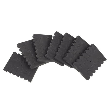7 Pcs Bow Holder Square Arrow Rack Arrow Quiver 9.1X6.6X1.2 Black