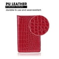 thumbnail image 3 of Counter Card Holder, PU Leather Golf Score Card Holder with Pencil Golf Score Keeper Card for Golf Enthusiasts, 3 of 7