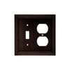 64462 Brushed Satin Pewter Pineapple Single Duplex Outlet Wall Cover