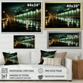 thumbnail image 4 of Designart "Twilight Industrial Blues I" Factories Wall Art Living Room, 4 of 7