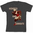 thumbnail image 3 of Go Sports! But Where's the Food? Youth Charcoal Crew Neck Short Sleeve Tee-XS, 3 of 4