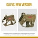 thumbnail image 3 of OneTigris - Chaleco táctico para perros de servicio, impermeable y cómodo, arnés para perros Military Patrol K9 con asa (tamaño mediano, marrón coyote), 3 of 5