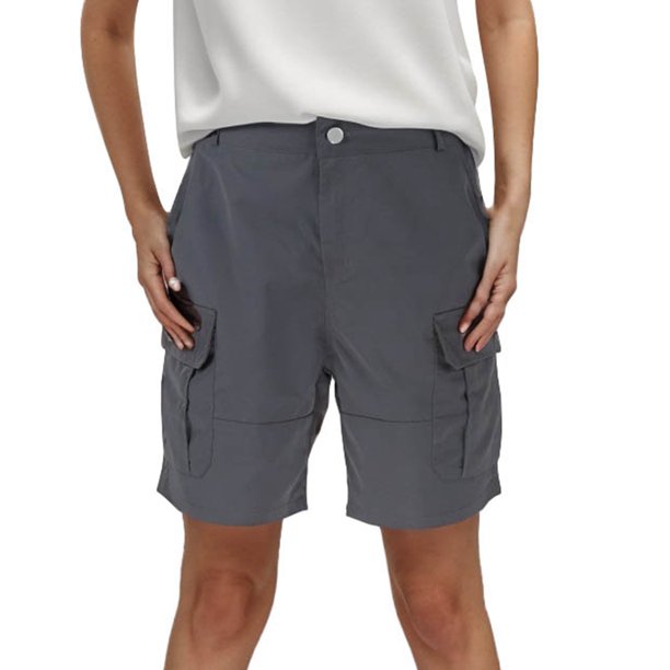 MKLEKYY Pijama Corto Para Mujer, Pantalones Cortos De Verano, Pantalones Cargo Con Bolsillos De Color Liso, Pantalones Casuales De Cintura Alta