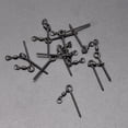 thumbnail image 2 of Mosiee 20Pcs Carp Fishing Screws With D-Rig Swivel Ring For Piercing And Holding, 2 of 9