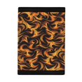 thumbnail image 3 of FUIALDOLG Elastic Polyester Trifold Children's Money Wallets with Slim Lightweight Teen Wallets for Outdoor, Orange Flame Children's Wallet, 3 of 6