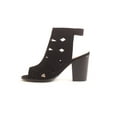 thumbnail image 4 of Soho Shoes Women's Fashion Open Toe Chunky Heel Ankle Boots Bootie, 4 of 4