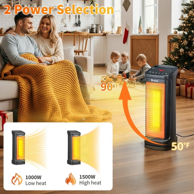 Ktaxon 17 Inches Electric Heaters for Indoor Use with Thermostat