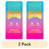 (2 pack) Gatsby Chocolate Cookies & Cream White Chocolate Bar, Low-Sugar, 2.8 oz