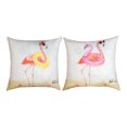 thumbnail image 3 of Floatie Flamingo Climaweave Pillow 18" Indoor/Outdoor, 3 of 3