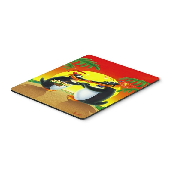 Carolines Treasures APH0245MP In Love Valentines Day Penguins Mouse Pad Hot Pad or Trivet Large multicolor