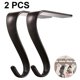 thumbnail image 1 of Black Friday Metal Stocking Holders compatible Ficompatible, Set Of 2 Mantle Hooks, 1 of 5