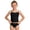 2-Black, variant on SGMVNU Girls Swimsuit Tankini Set Solid Color Contrast Trim Two Piece Swimwear Girl Tankini Size 12 Padded Bathing Suit, Size 11-12 Years, 3-Sky Blue