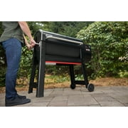 Weber Smoque XL Pellet Grill, 34 Inch Wood Fired Pellet Smoker with Wifi Capability, Black