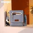 thumbnail image 3 of Wrangler Crossbody Bags for Women Vintage Hand Woven Shoulder Purse, Cow Print-Blue, 3 of 7