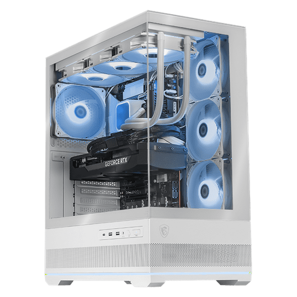 PC Gamer IA Xtreme PC Gaming MSI NVIDIA GeForce RTX 5080 Intel Core Ultra 9 285K 32GB DDR5 SSD 1TB Sistema Liquido WIFI White Productividad Profesional impulsada por IA Avanzada