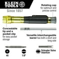 thumbnail image 2 of Kit de herramientas HVAC Klein Tools 80049 con destornillador de bolsillo 3 en 1, 2 of 9