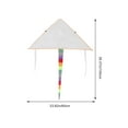 thumbnail image 2 of 4 Sets Blank Polyester Kite with Kite Line DIY Kite Making Kit for Children, 2 of 8