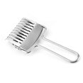 thumbnail image 4 of Vegetable Chopper Noodle Cutter Stainless Steel Noodle Lattice Roller Dough Cutter Pasta Marker Kitchen Gadget,Silver Kitchen Vegetable Cutter, 4 of 8