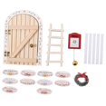 thumbnail image 2 of Kit de puerta de hadas en miniatura de madera para , adorno, manualidad, regalo para fiestas temáticas infantiles, juegos de simulación,, 2 of 9