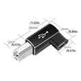 thumbnail image 1 of Type-c USB Adapter Connection Tool Multipurpose Adapting Equipment Fast Female to Male Converter Data Transferring Tool Straight Head/Black, 1 of 9