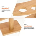 thumbnail image 2 of Estante de exhibición de gofres, soportes para alimentos, conos para pasteles, soportes para postres, rollos de madera de bambú hechos a mano para sushi, 2 of 6
