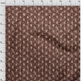 thumbnail image 3 of oneOone Polyester Lycra Rose Brown Fabric Floral & Geometric Craft Projects Decor Fabric Printed By The Yard 56 Inch Wide, 3 of 4