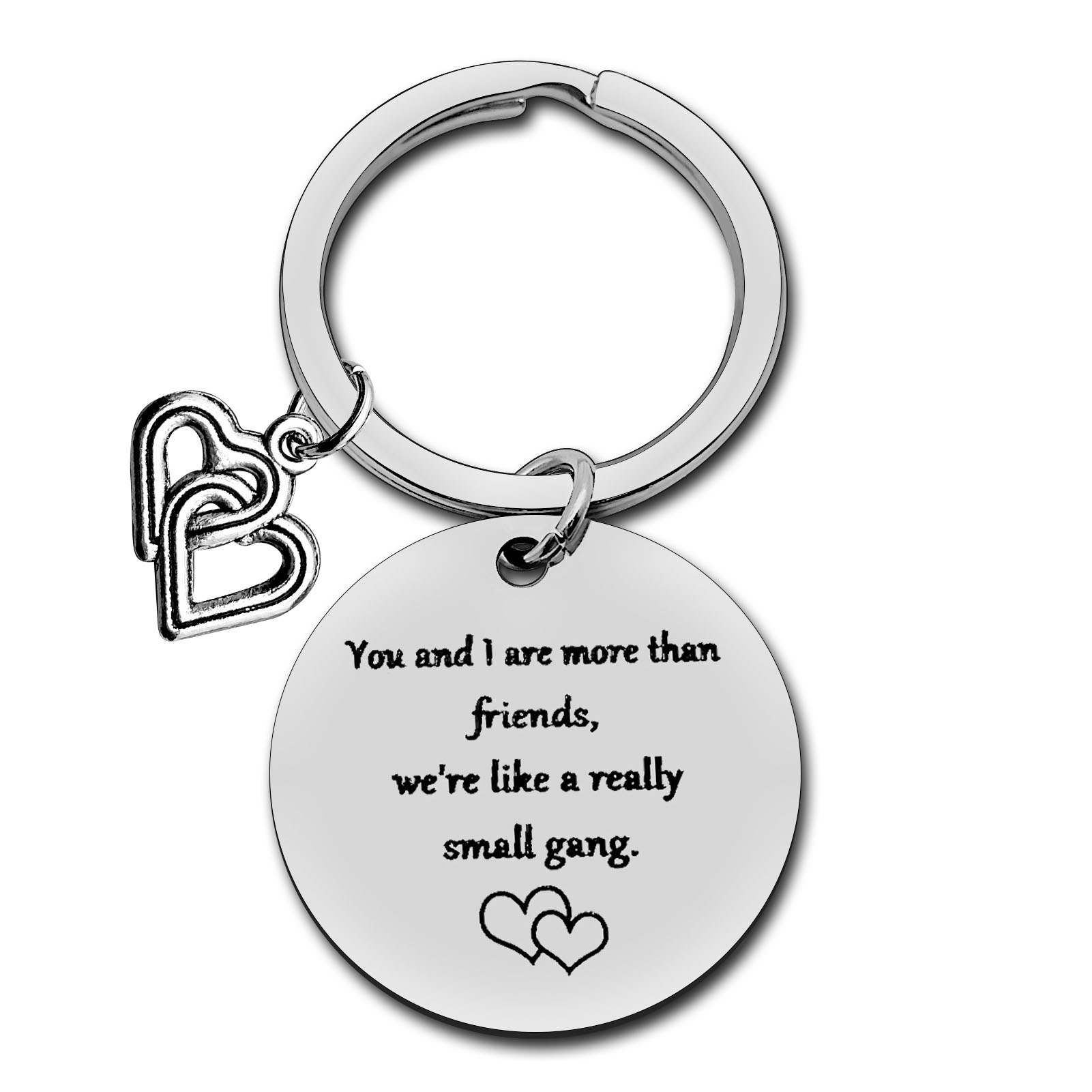 Funny Friendship Gift Best Friends Keychain Gift for Bestie Sister