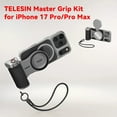 thumbnail image 2 of TELESIN Master Grip Kit Magnetic Phone Camera Grip 3200mAh for iPhone 17 Pro Max /iPhone 17 Pro, 2 of 11