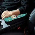 thumbnail image 6 of Tiny Teeth Soft Furry Printed Car Armrest Pad Mat Comfortable Armrest Accessory 12.5x8.2 Inch, 6 of 6