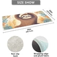 thumbnail image 3 of Dreamtimes Cute Sloth Kitchen Mat 20"x39", Non Skid Kitchen Runner Rug Absorbent Resist Dirt Kitchen Floor Mat Comfort Standing Mat for Kitchen, Floor, Office, Sink, Laundry, 3 of 6