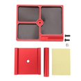 thumbnail image 1 of RC Work Stand Aluminum Alloy RC Car Repair Workstation Kit with Magnetic Screw Trays for SCX24 1/18 1/24 RC Cars Red, 1 of 4