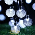 thumbnail image 3 of Led Solar Bubble Ball Light String Crystal Ball String Light Outdoor Courtyard Waterproof Christmas Lawn Holiday Lights, 3 of 5