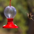 thumbnail image 4 of Comedero de plástico para colibríes con forma de flor, 15 unidades, bonito comedero para pájaros para exteriores, 4 of 6