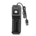 thumbnail image 1 of 1/2/4 ranuras 18650 cargador de batería de iones de litio entrada USB para batería NI-MH AA/AAA de 1,2 V, 1 of 8