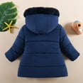thumbnail image 4 of EnJoCho Girls Winter Parka Coat Fa𝗎x F𝗎r Hood Padded Puffer Jacket Waterproo𝖿 Windproof Insulated Snow Jacket Outerwear Kids Toddler Down Alternative Warm Thermal Zip Up, 4 of 4