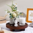 thumbnail image 4 of Wooden Desktop Storage Tray Holder Flat Round Coconut Brown 241x55mm Inner Diameter: 220mm, 4 of 7