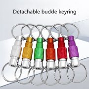 Tizuqe Quick Release Keychains, Separate Key Chain Detachable Keychains Clip,Pull Apart Keyrings,Color Random