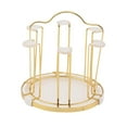 thumbnail image 4 of Langgg Cup Drying Rack Stand Efficient Mug Holder With Drain Tray Suitable For Office Coffee Cup Needs Cups Drying Rack Stand White 20x21cm, 4 of 6