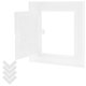 thumbnail image 1 of Uxcell 1-Pack Panel de Acceso para Paneles de Yeso, 4.9x4.9" Cubierta de Agujero de Pared Adhesiva de Plástico [Blanco, Cuadrado], 1 of 7