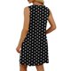 thumbnail image 4 of Vestido Corto para Mujeres Verano sin Mangas Cuello en V, Impresión de Moda con Bolsillos, Poliéster de Algodón Casual, 4 of 9